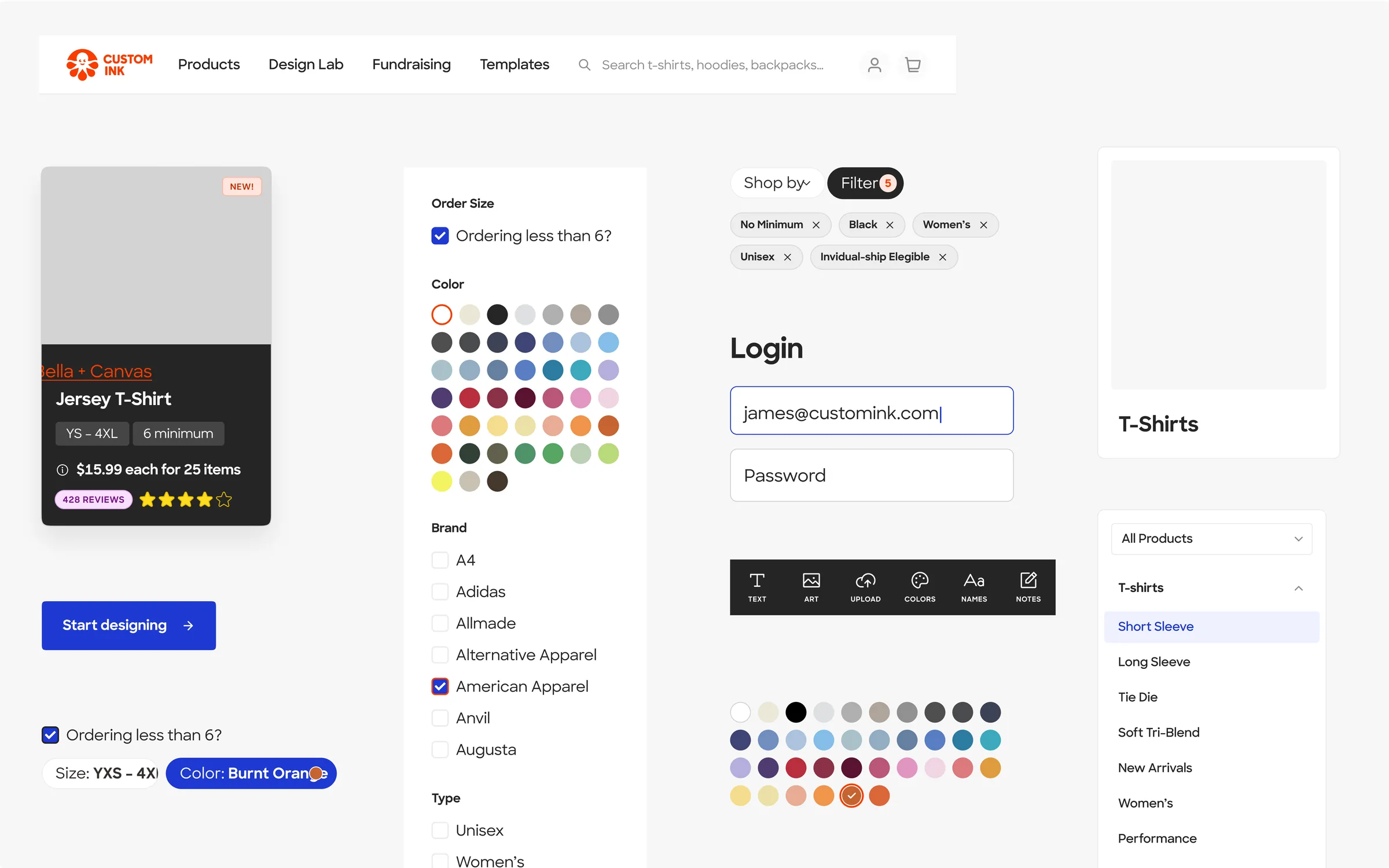 Custom Ink — Visual Language