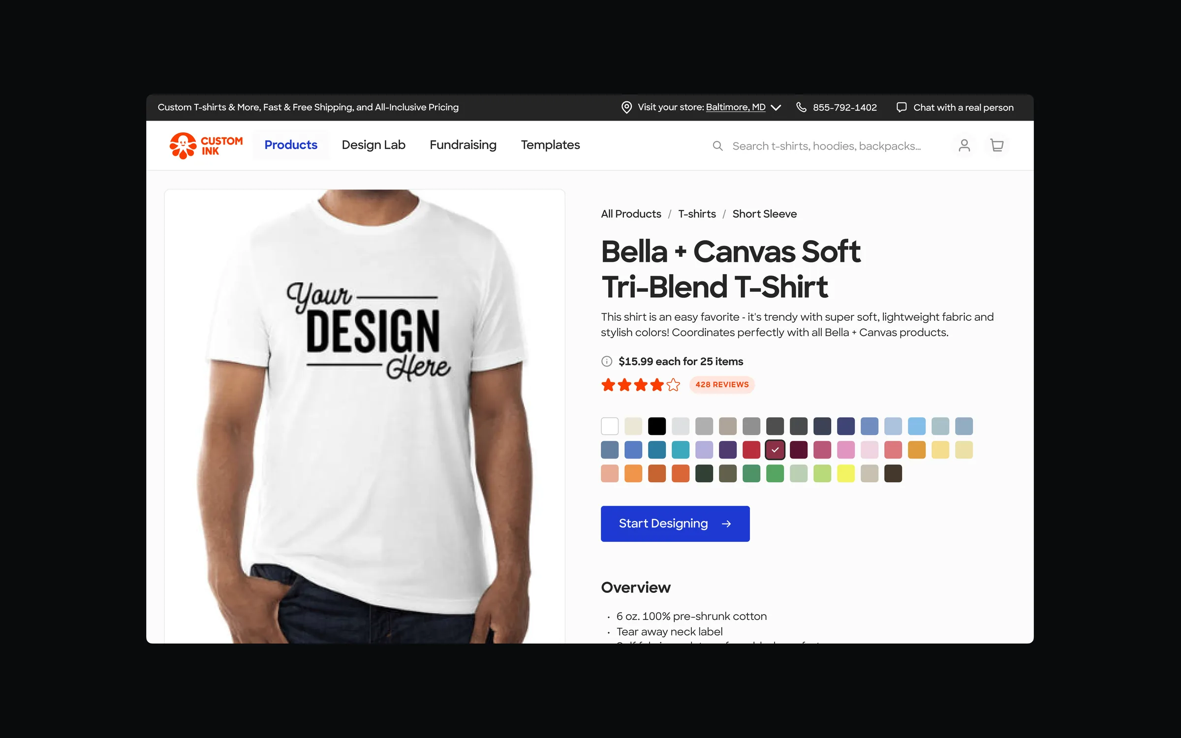 Custom Ink — Overview
