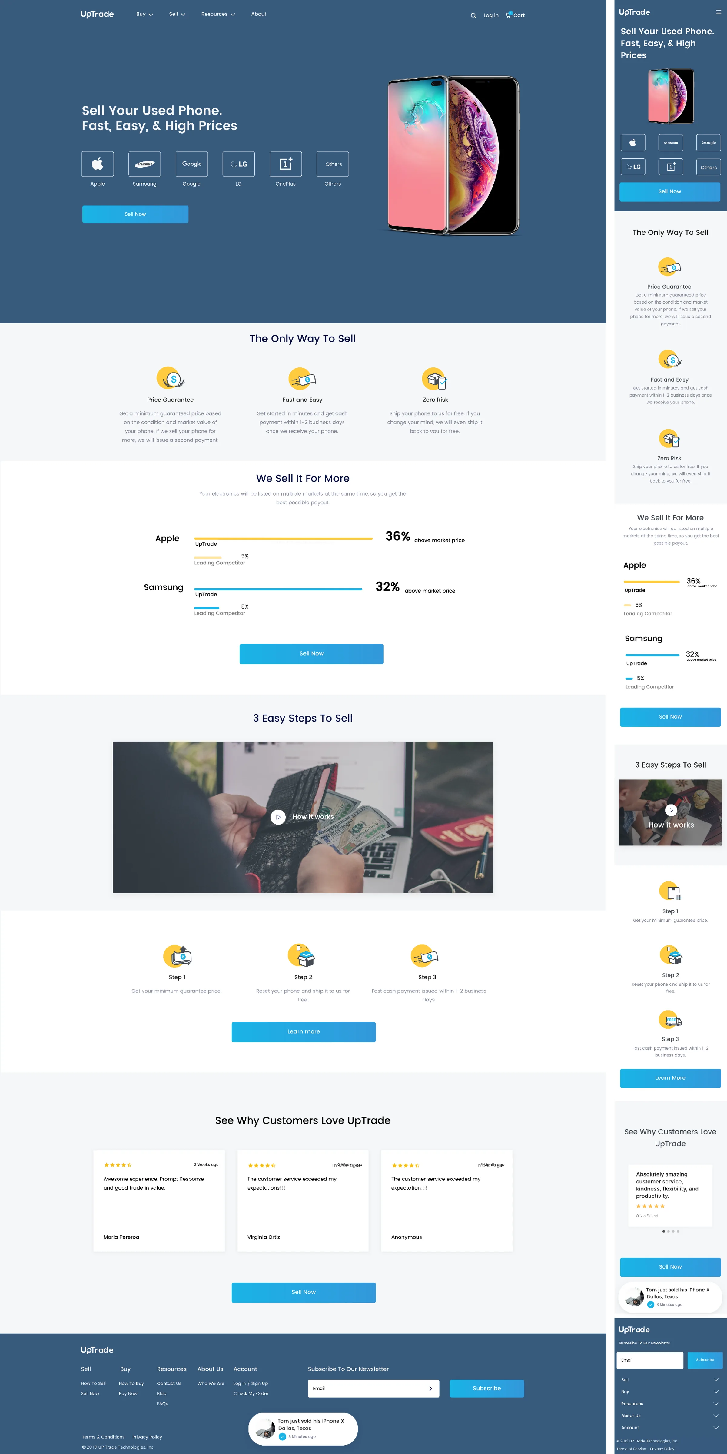 Uptrade — Visual Design