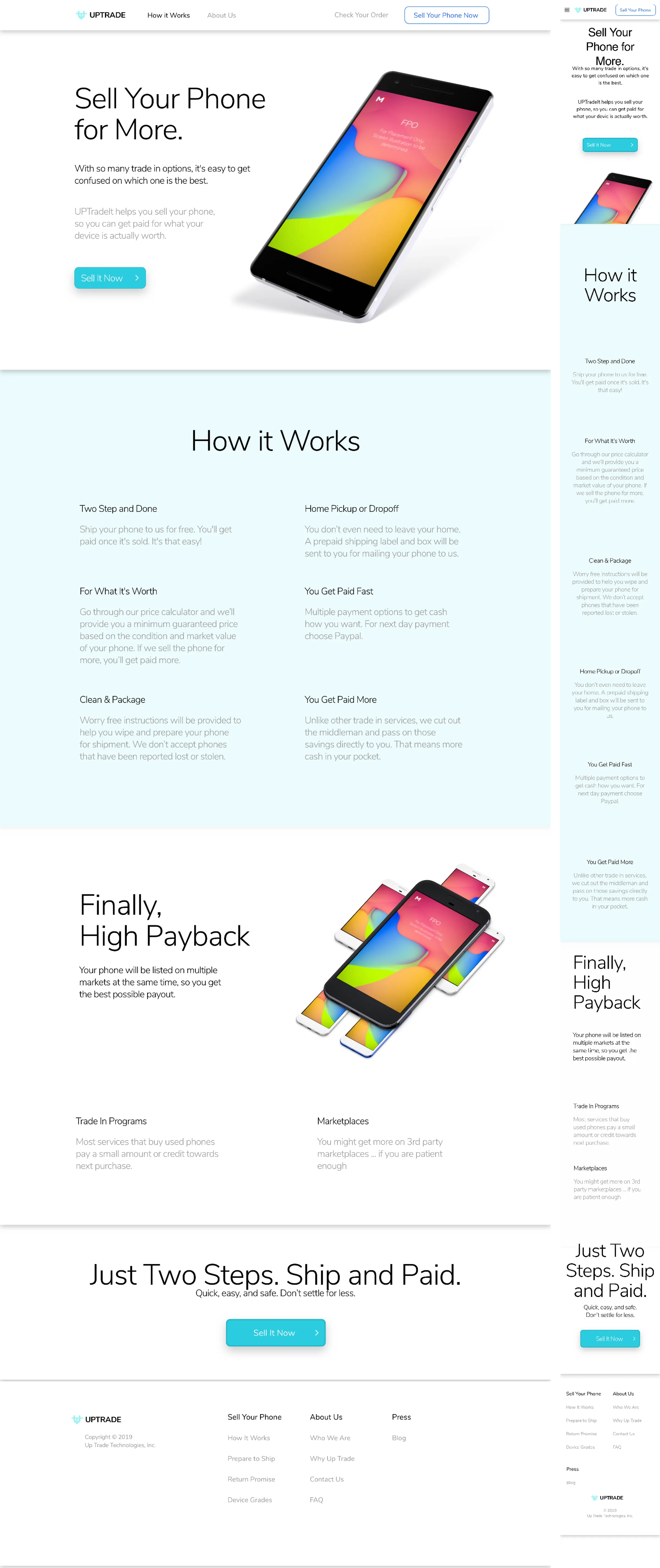 Uptrade — Visual Design